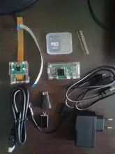 Acrylic-Case Power-Supply-Switch Sd-Card Raspberry Pi Zero-W-Kit for Usb-Cable Heat-Sinks