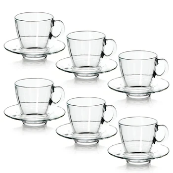 

Tea set for 6 people pasabahce Aqua, 215 ml