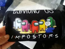 Nuevo entre nosotros figura juego de estuche de bolígrafo Anime de dibujos animados de útiles escolares para estudiantes bolsa de niño de alta capacidad caja de papelería regalo de Año Nuevo