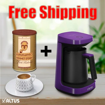 

500W Automatic Turkish Coffee Maker Machine Cordless Electric Coffee Pot Food Grade Moka Coffee Kettle for Gift 220V Portable