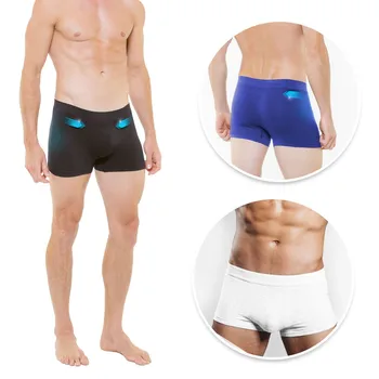 

Set of 3 black, white & blue boxers Cellutex for men