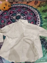 Oversized Shirt Official Lizkova Tops Blouse Women White-Pockets Long-Sleeve Elegant