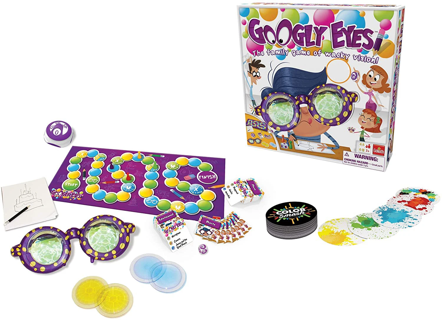 Original Googly Eyes The Family Game Of Wacky Vision Kids Toys Color Smash  Card Game Family Board Games Children Smart Games - Intellectual Problem  Solving / Clearance Toys - AliExpress