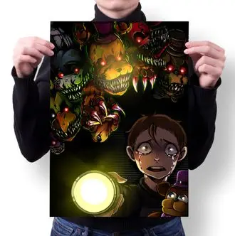 Плакат 5 Ночей с Фредди Five Nights at Freddy&amp#039s ФНАФ Аниматроники №62 А3 | Дом и сад