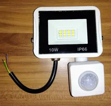 LED Floodlight Reflector Induction-Lighting Motion-Sensor Warm White Waterproof IP66