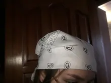 Headwear Bandana Scarf Hairwrap Sports Fashion Women Wrist Hip-Hop Double-Sided