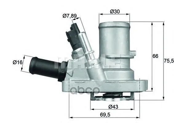 Термостат Fiat 500/Doblo/Punto 1.2/1.4 05- Mahle/Knecht Ti14488 Mahle/Knecht арт. TI14488
