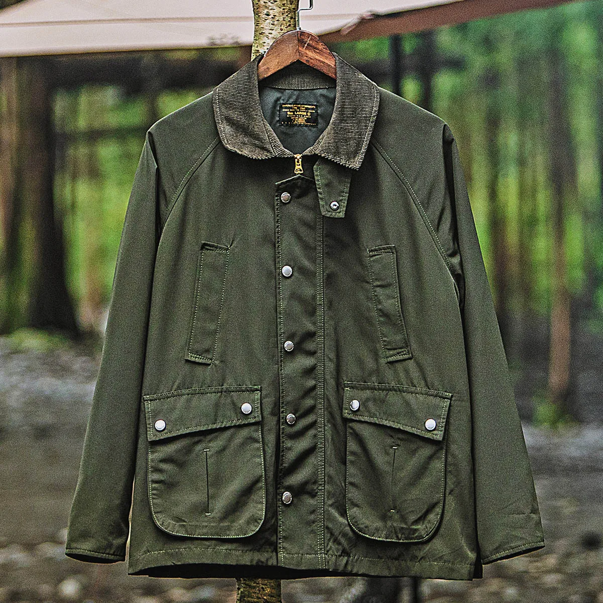 値下げ！！AMERI CORDUROY COLLAR MILITARY COAT 71j2th8I5BL._UY350_.jpg