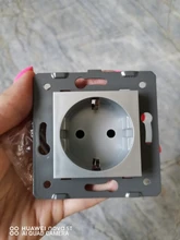 Power-Socket Module Outlet Glass-Panel Wall Safety WELAIK 220v 16a Diy-Parts EU A8EW