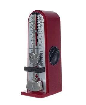 

890141 taktell Piccolino metronome mechanical, no call, color red, Wittner