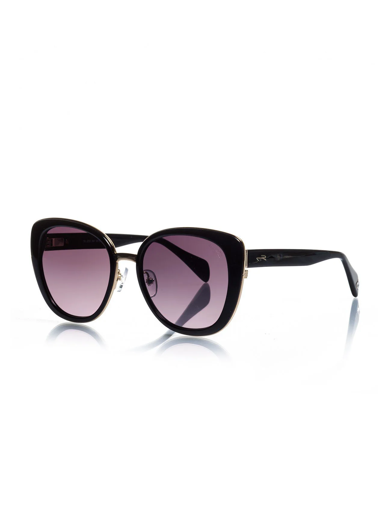 

Women's Sunglasses GNY 805 00 Bone Black Organic Oval Aval 54-19-140
