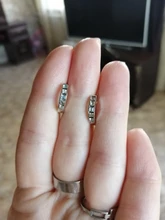 1 par de pendientes en línea de acero inoxidable con cristales, pendientes de aro, pendientes Brincos para mujeres y hombres, joyería