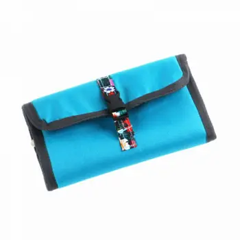 

Hanging Travel Toiletry Bag Cosmetic Make up Organizer for Women and Girls Waterproof blue