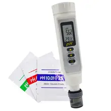 2-in-1 Digital Pen-type pH Temperature Meter Built-in ATC Auto Calibration IP65 with Replaceable Electrode 2-in-1 Digital Pen-type pH Temperature Meter Built-in ATC Auto Calibration IP65 with Replaceable Electrode