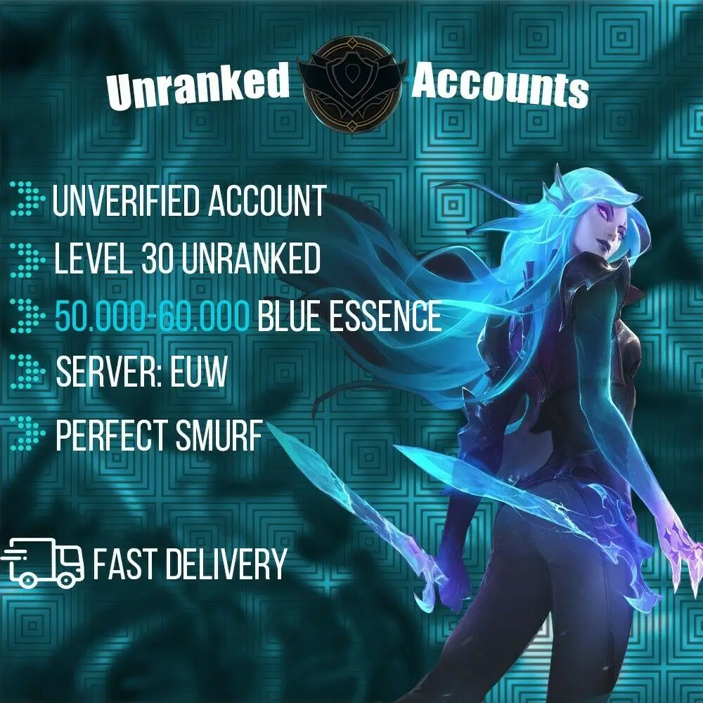 Учетная запись League of Legends EUW 50 60k BE LOL smurf lvl 30 + непроверенный