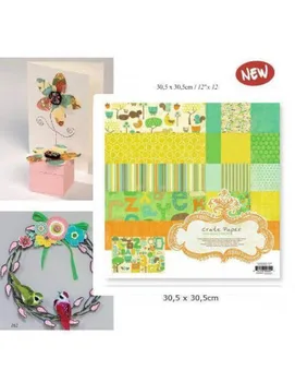 

KIT SCRAPS OF PAPER FOR CRAFTS SMALL PROUT KIT PAPER 8 SHEETS 30. 5X30.5CM