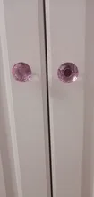 Wardrobe Handles Hardware Drawer Pull Cupboard Glass-Knobs Cabinet-Door Crystal Kitchen