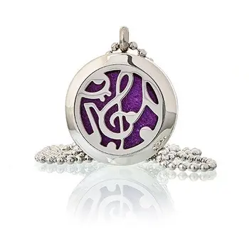 

Diffuser necklace aromatherapy 25mm-musical Note
