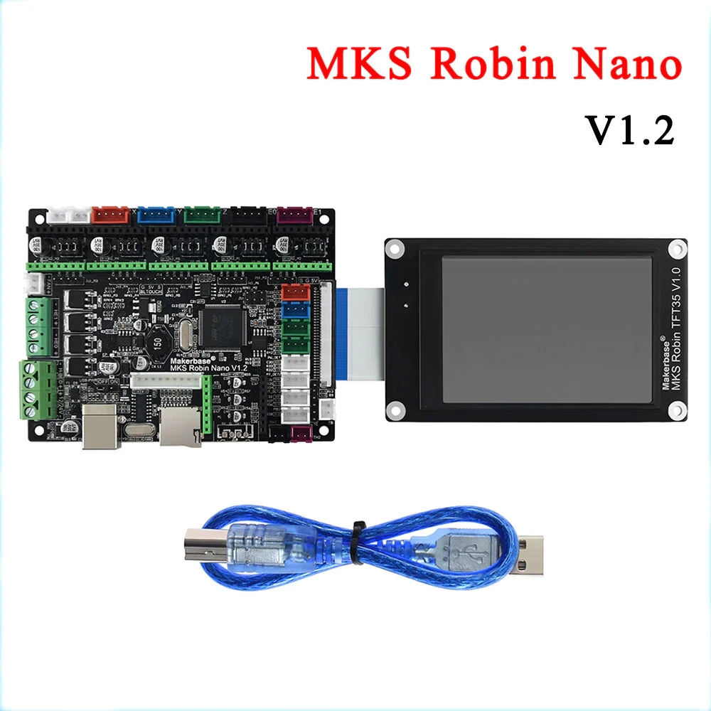 inkjet head MKS 3D printer board STM32 MKS Robin Nano board V1.2 Hardware open source (support Marlin2.0) Support with 3.5 inch touch screen 3d printed motor