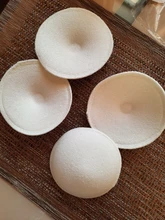 4 Uds. Blanco nuevo, almohadillas de bambú para lactancia, lavables, impermeables, almohadillas de pechos reutilizables