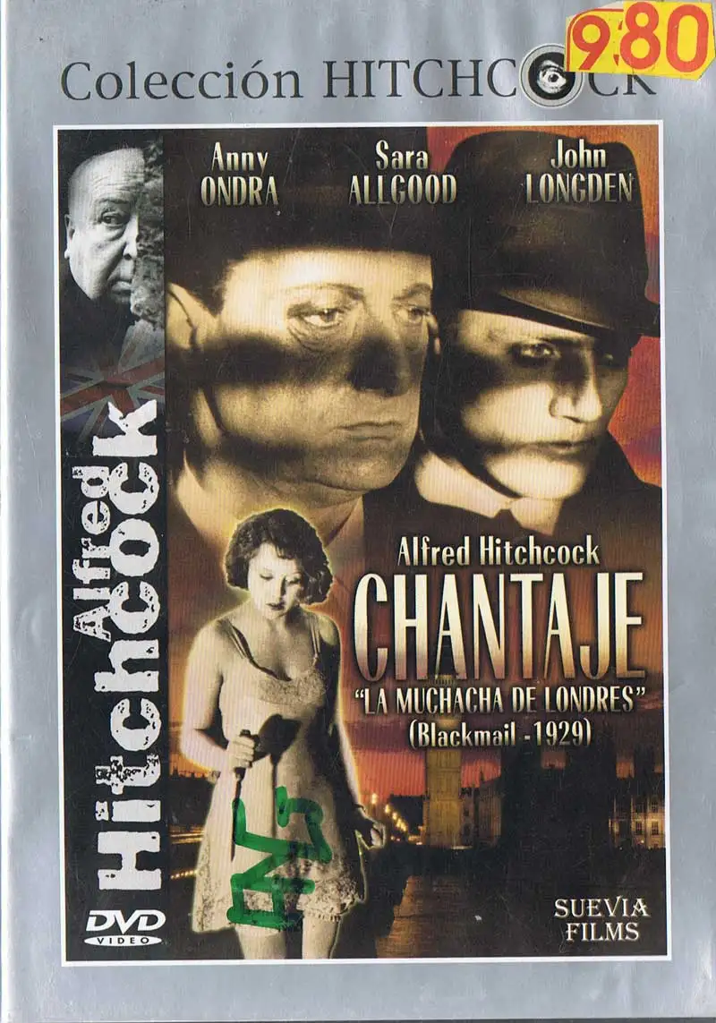 Шантаж (девушка Лондон). Альфреда Хичкока. Dvd |