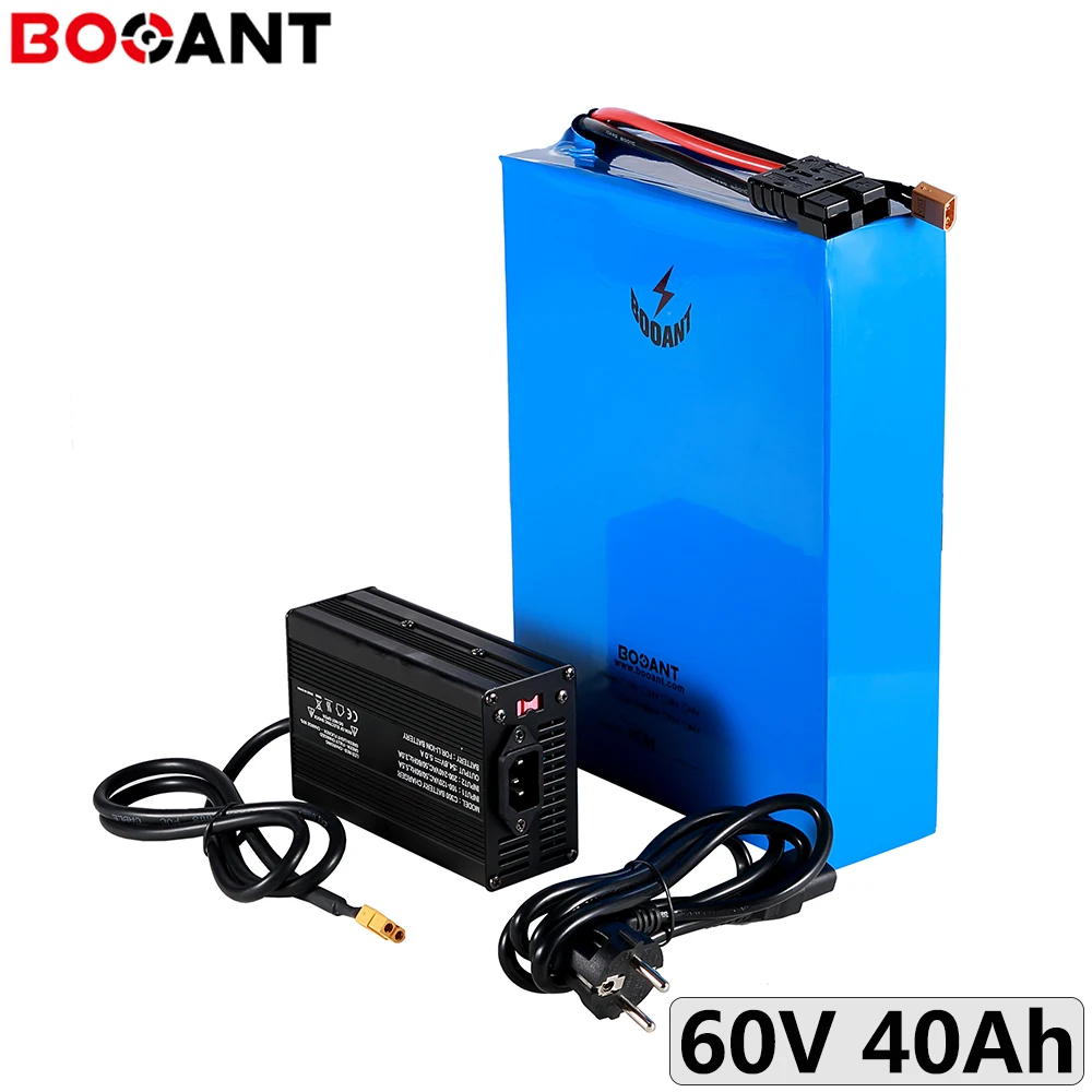 60V 40Ah 2000W electric Scooter Lithium battery for Panasonic 18650 16S
