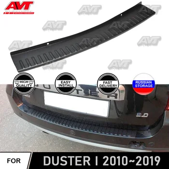 

For Renault Duster I 2010-2019 protection plate on rear bumper sill car styling decoration plastic ABS scurf panel accessories