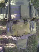 Mochila táctica militar para exteriores, riñonera de alta calidad, Molle, para acampar y senderismo, 3P