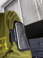 Bolso de brazo para teléfono móvil resistente al agua, funda luminosa para el brazo, para correr, senderismo, trotar, soporte de tarjeta con clave de bolsillo