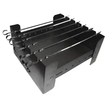 

BBQ sliding 360x340x340mm + 6 skewers bastion-prom