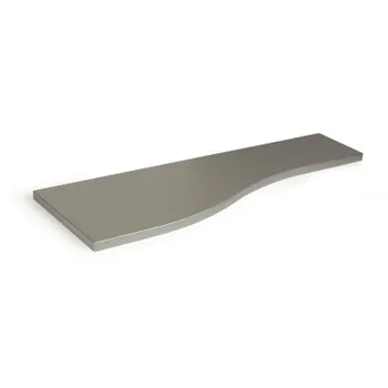

Box with 2 shelves DM style functional aluminum finish and 250 mm deep
