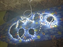 Strip-Light Tv-Background-Lighting Key-Control Desk-Screen Usb-Cable Flexible-Lamp LED