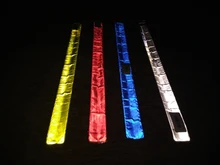 Tiras reflectantes de ciclismo para correr, cinta de advertencia para bicicleta segura, pantalones, correa de pierna, cinta reflectante, 40cm, 1 ud.