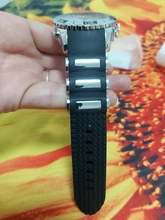 Relojes de lujo para hombre, de cuarzo, Digital, LED, de goma, militar, deportivo, militar, erkek kol saati