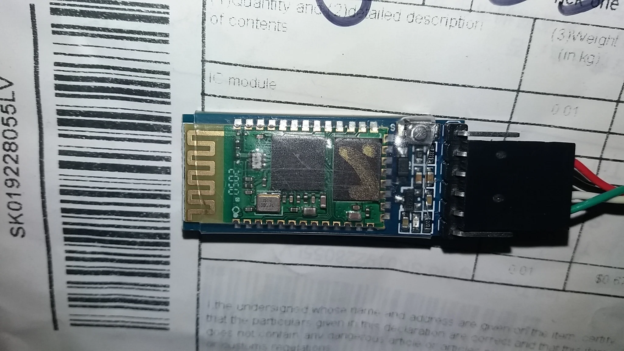 Отзыв о товаре HC-05 HC 05 hc-06 HC 06 RF беспроводной Bluetooth-модуль приемопередатчика RS232конвертер TTL в UART и адаптер для arduino от пользователя R***o
