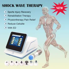 Портативный Shockwave терапевтическое устройство для ортопедии/Акустическая радиальная ESWT машина низкой интенсивности для эрекции дисфункции 200mj