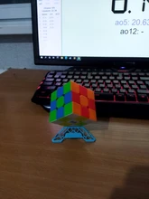 Yuxin-Cubo mágico pequeño 3x3 para niños, Cubo mágico profesional sin pegatinas, Cubo de velocidad, rompecabezas, juguetes para niños