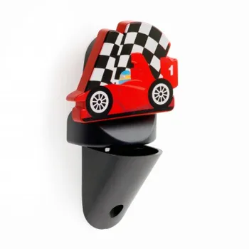 

Box with 5 holders fixed for shelves stylish Crystal child made of plastic, black finish and with D shape