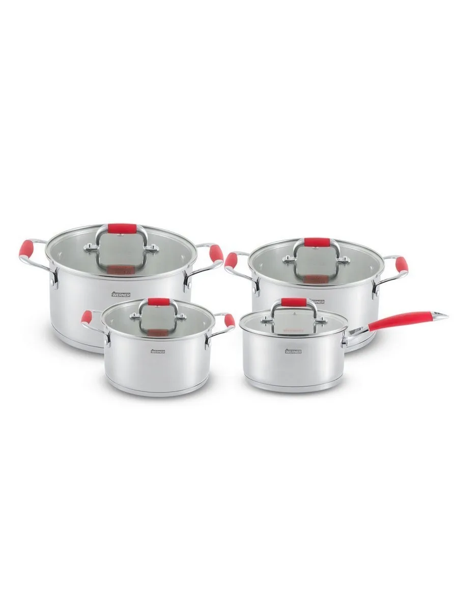 Набор посуды Werner Rocco Red 50260