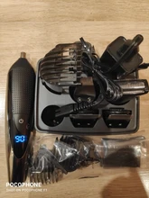 Hair-Clipper Razor Beard Trimer Professional Electric HATTEKER Rechargeable Men for 5-In-1