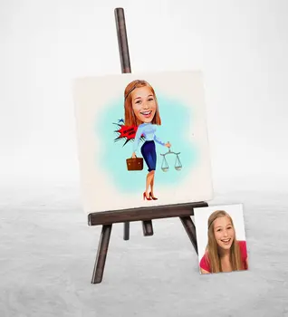 

Personalized Attorney Cartoon Şovaleli Natural Stone-4