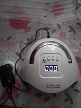 Sol X7MAX UV secador de uñas LED/180/120W esmalte de Gel lámpara de curado con Sensor de moviminento LCD Pantalla de secado rápido de Gel UV herramienta para manicura