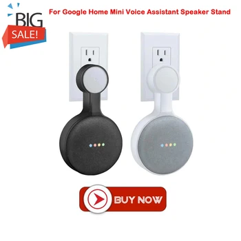 

Outlet Wall Mount Hanger Stand for Google Home Mini Voice Assistant US Plug Home Kitchen Bathroom Bedroom Speaker Holder