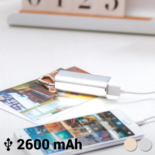  Power Bank with Carabiner 2600 mAh 144943