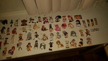 Pegatinas de Anime de Hentai para chica conejito, calcomanías impermeables para maletas, portátiles, coches y camiones, 100 Uds.