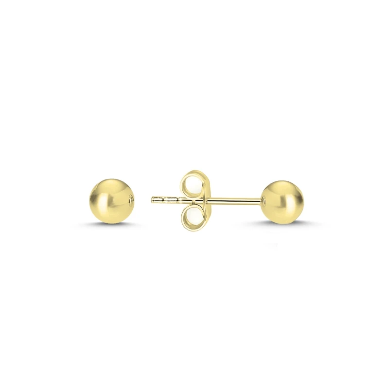 

Silver 925 Sterling 4mm Simple Ball Earrings