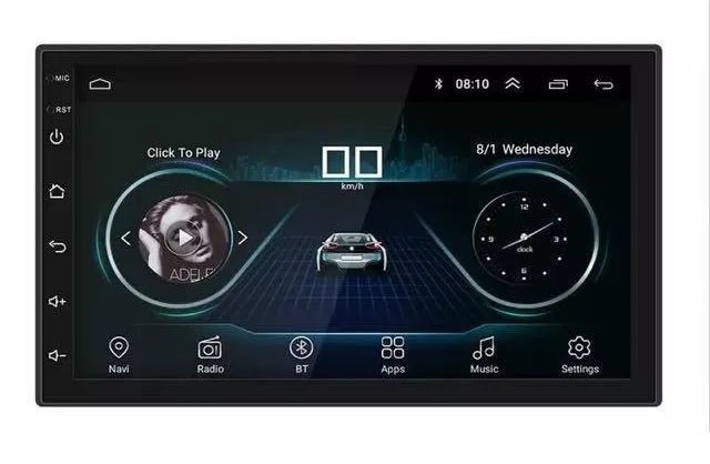 Автомагнитола MyLatso 4S Android 8.1 GO HD Авторадио мультимедийный плеер сенсорный экран Авто аудио стерео MP5 Bluetooth USB TF