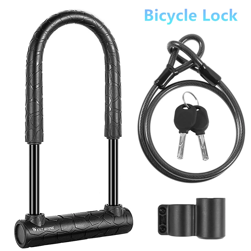 U-shaped Anti-theft Motorcycle Bike Lock Electric Vehicle Bicycle Locks 