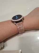 Correa de resina para samsung galaxy watch 3 46mm active 2 40 44mm 20mm 22mm, repuesto de correa para huawei gt2 Watch