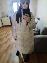 Down-Jacket Coat Yellow Winter Women Outerwear Snow FTLZZ Warm Blue Long 90%White-Duck-Down